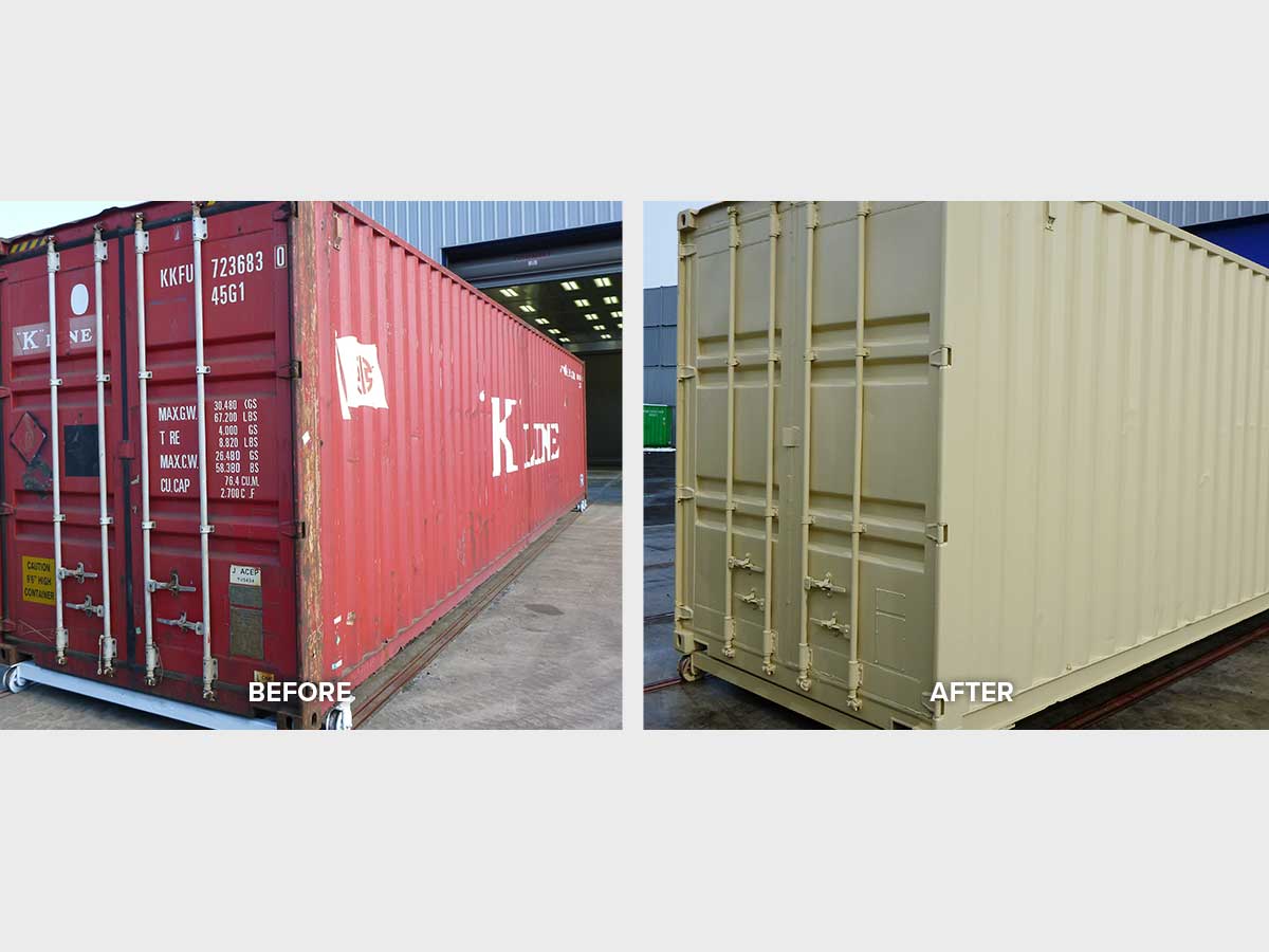 Painting Shipping Containers Custom Paint Jobs Interport