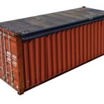 20ft open top container