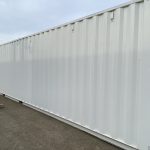 40' White Shipping Container